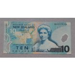 New Zealand 10 Dollars 2005 VF