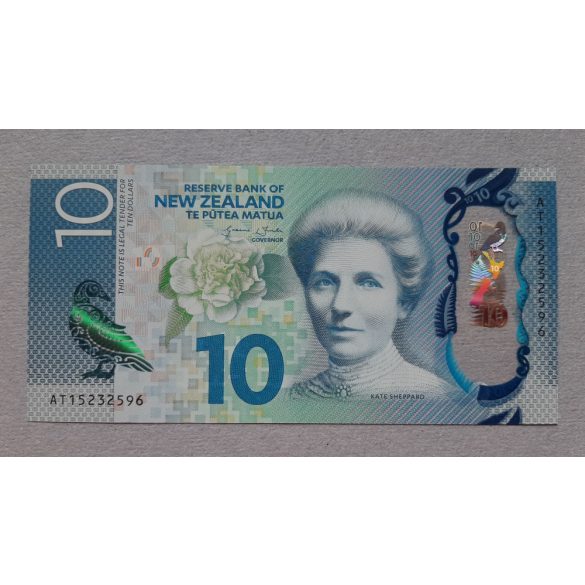 New Zealand 10 Dollars 2015 UNC