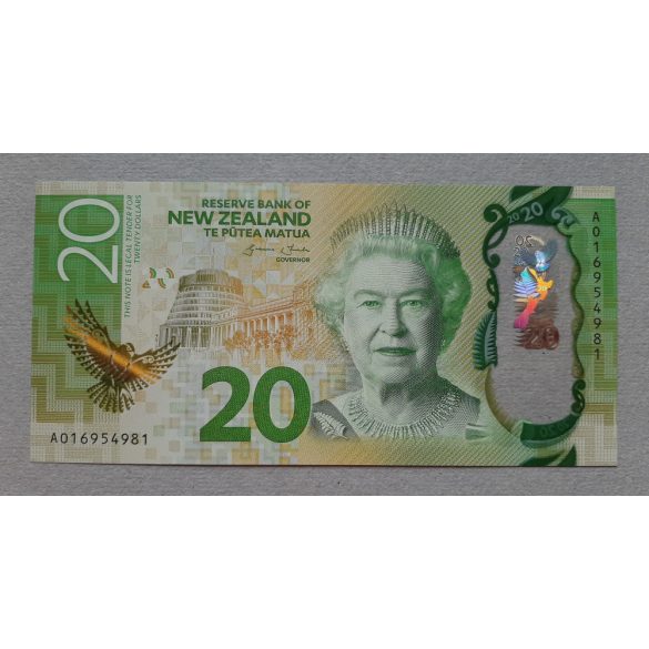 New Zealand 20 Dollars 2016 UNC