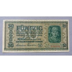 Ukrajna 50 Karbowanez 1942 VF