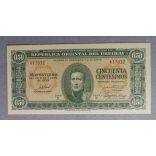 Uruguay 0,5 Centimos 1939 Unc
