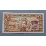 Uruguay 1 Peso 1939 XF+