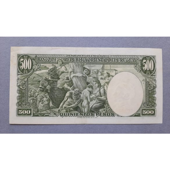 Uruguay 500 Pesos 1939 XF