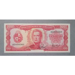 Uruguay 100 Pesos 1967 UNC-