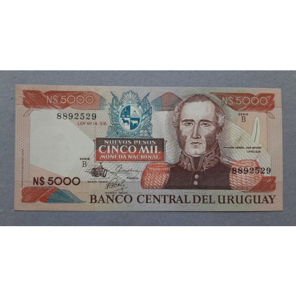 Uruguay 5000 Pesos 1983 UNC