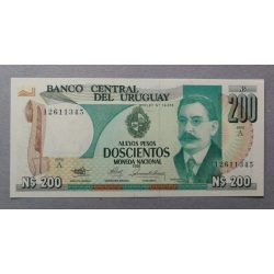 Uruguay 200 Pesos 1986 UNC