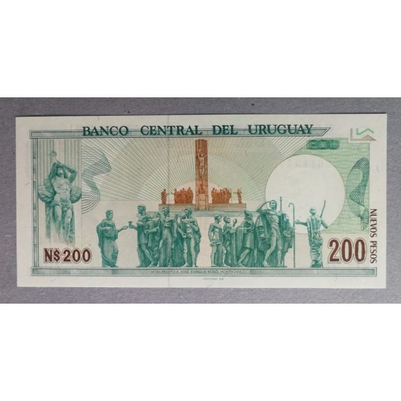 Uruguay 200 Pesos 1986 UNC