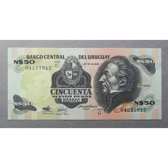 Uruguay 50 Pesos 1989 UNC