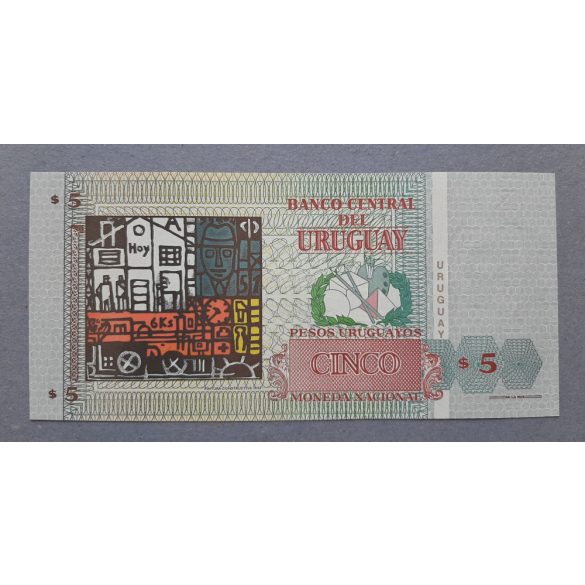 Uruguay 5 Pesos 1998 UNC
