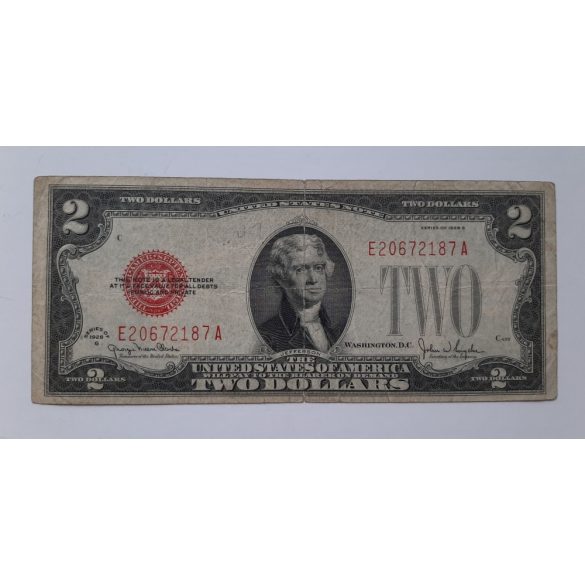 Usa 2 Dollár 1928 F