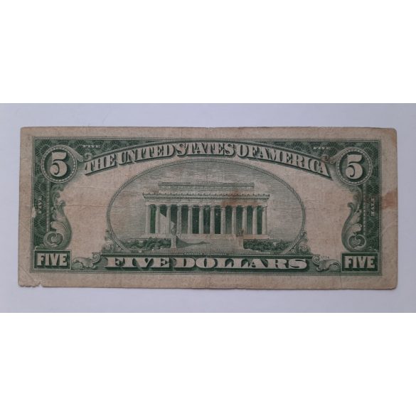 Usa 5 Dollars 1928 VG