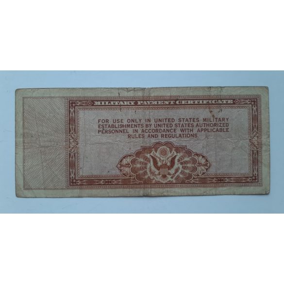 Usa 10 Dollars 1947-51 Military Payment Certificate F