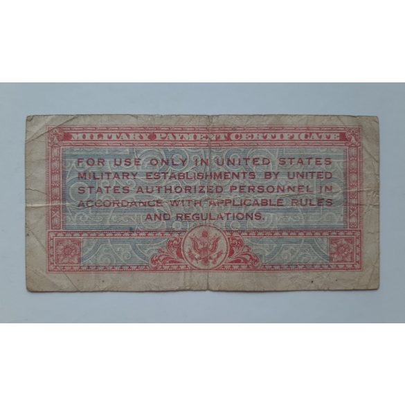 Usa 25 Cents 1947 Military Payment Certificate F