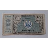 Usa 50 Cents 1947-51 Military Payment Certificate F