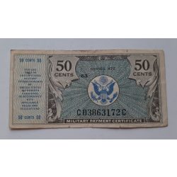 Usa 50 Cents 1947-51 Military Payment Certificate F