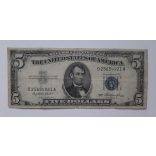 Usa 5 Dollars 1953 F