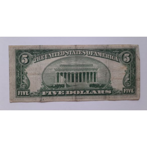 Usa 5 Dollars 1953 F
