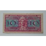 Usa 10 Cents 1954 Military Payment Certificate F