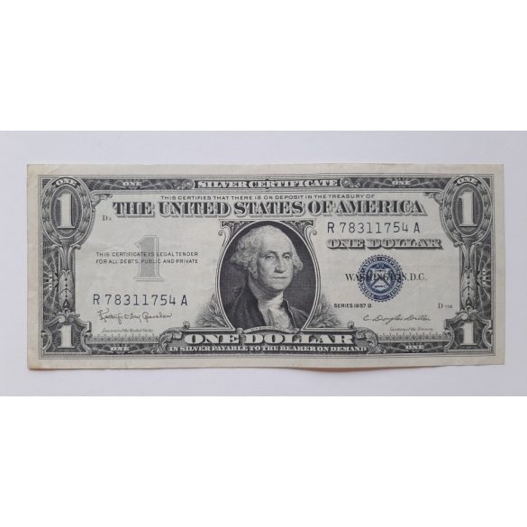 Usa 1 Dollár 1957 F+ Silver Certificate