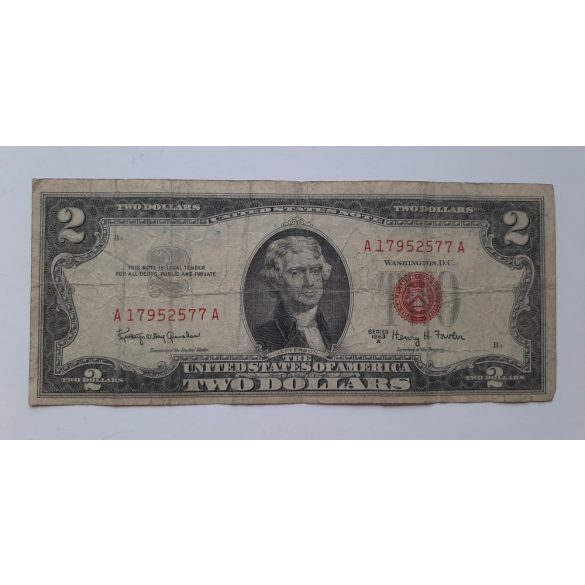 Usa 2 Dollars 1963 VG