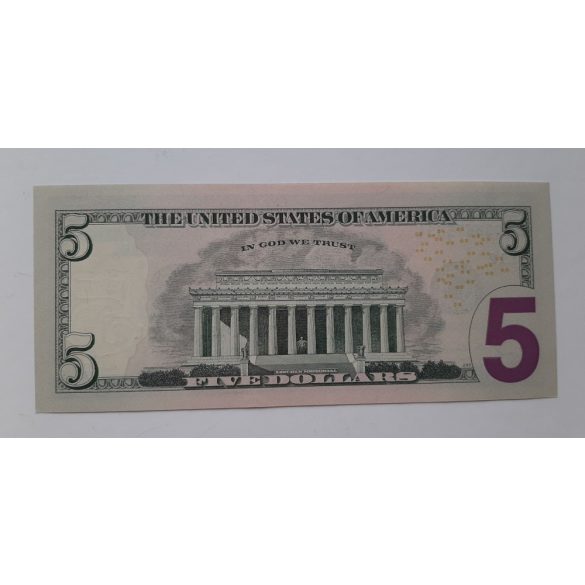 Usa 5 Dollars 2013 UNC