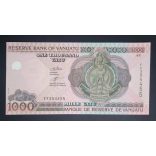 Vanuatu 1000 Vatu 2002 UNC