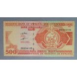 Vanuatu 500 Vatu 2006 UNC