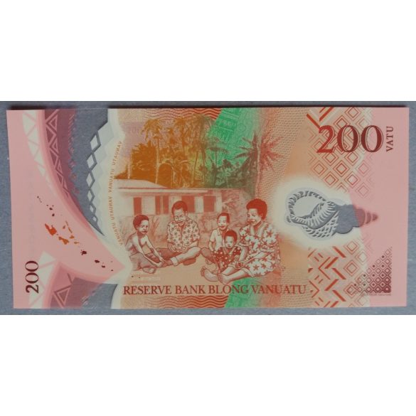 Vanuatu 200 Vatu 2014 UNC