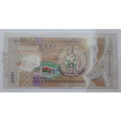   Vanuatu 1000 Vatu 2020 UNC emlék 40 éves függetlenség díszcsomagban