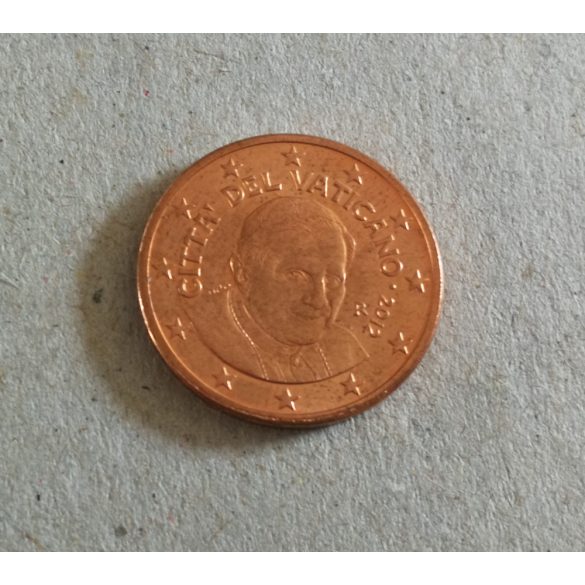 Vatikán 5 Euro Cent 2012 Benedek aUNC+