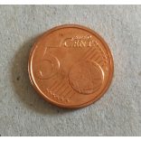 Vatikán 5 Euro Cent 2012 Benedek aUNC+