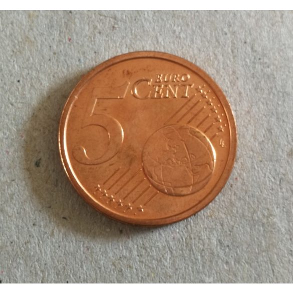 Vatikán 5 Euro Cent 2012 Benedek aUNC+