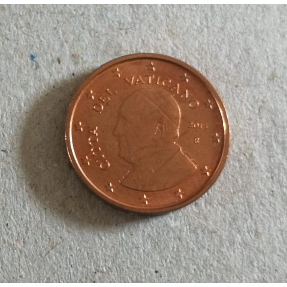 Vatikán 1 Euro Cent 2015 Ferenc aUNC+