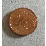 Vatikán 2 Euro Cent 2015 Ferenc aUNC+
