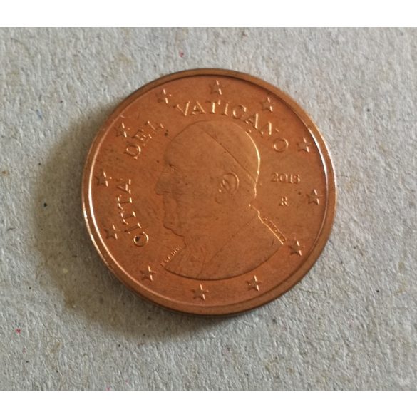 Vatikán 5 Euro Cent 2015 Ferenc aUNC+