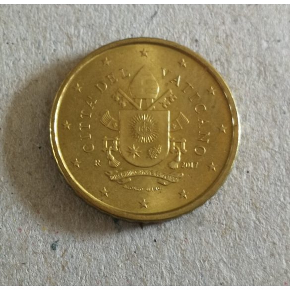 Vatikán 10 Euro Cent 2017 aUNC+