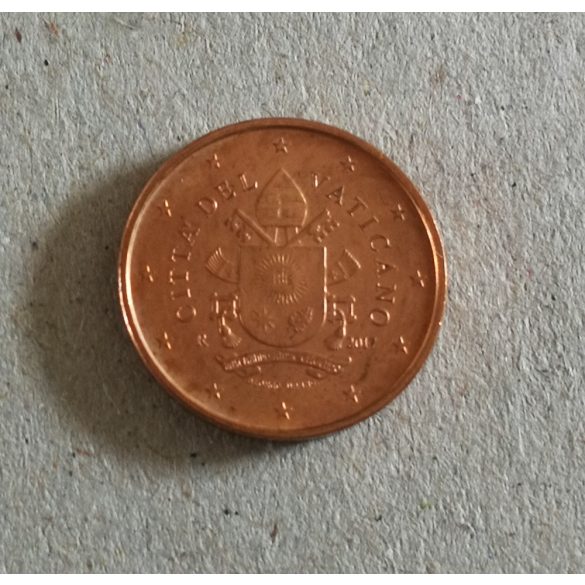 Vatikán 1 Euro Cent 2017 aUNC+