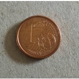 Vatikán 1 Euro Cent 2017 aUNC+
