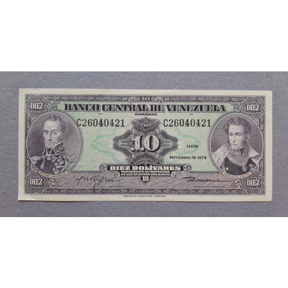 Venezuela 10 Bolivares 1979 VF