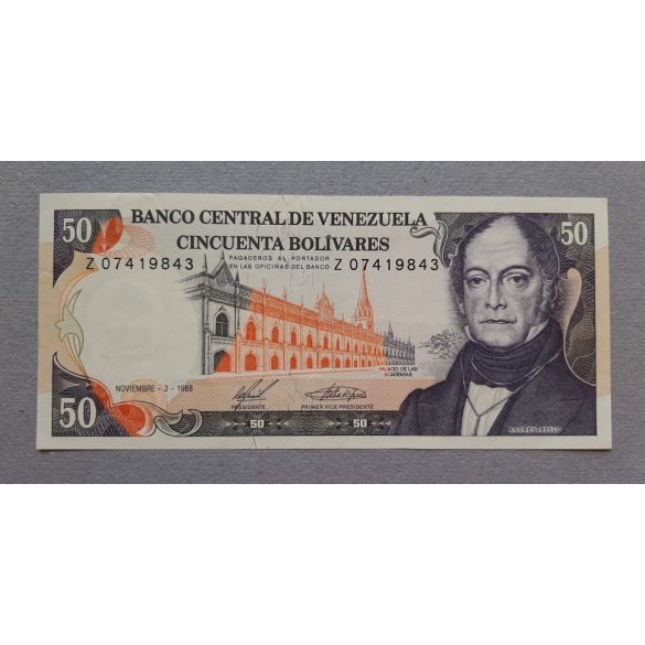 Venezuela 50 Bolivares 1988 VF+