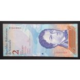 Venezuela 2 Bolivares 2007 Unc 