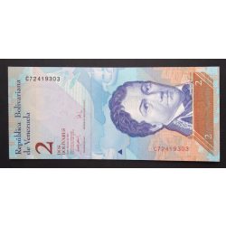 Venezuela 2 Bolivares 2007 Unc 