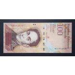 Venezuela 100 Bolivares 2013 Unc 