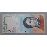 Venezuela 2 Bolivares 2013 UNC