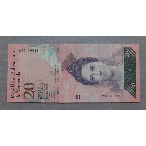 Venezuela 20 Bolivares 2013 UNC