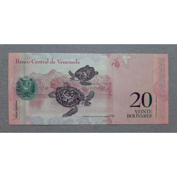 Venezuela 20 Bolivares 2013 UNC