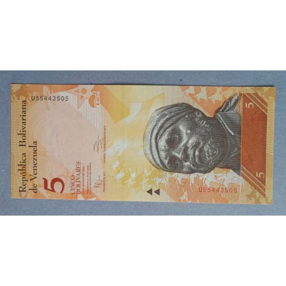 Venezuela 5 Bolivares 2014 Unc