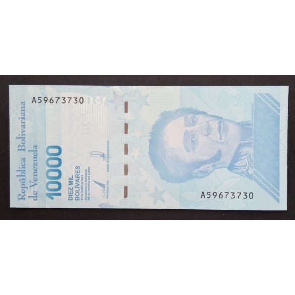 Venezuela 10000 Bolivares 2019 Unc