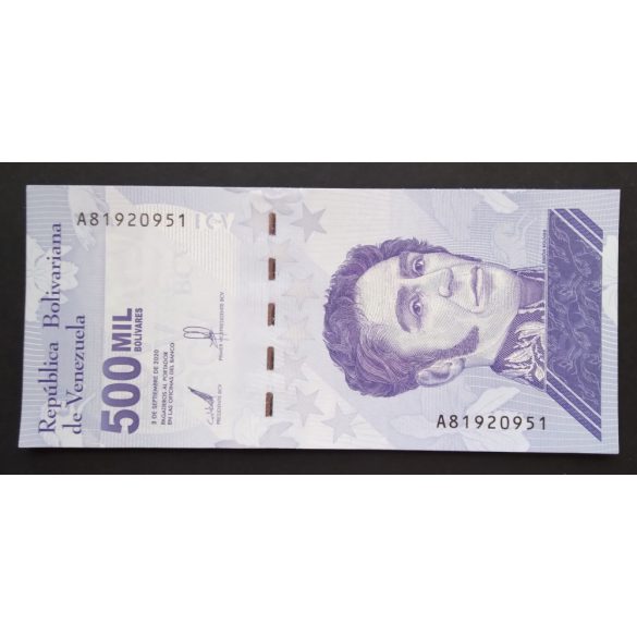 Venezuela 500000 Bolivares 2020 Unc