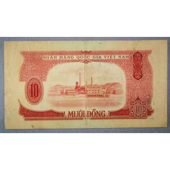 Vietnám 10 Dong 1958 F